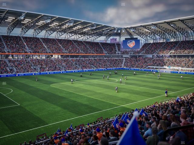 TQL Stadium - Section 102 Seat View