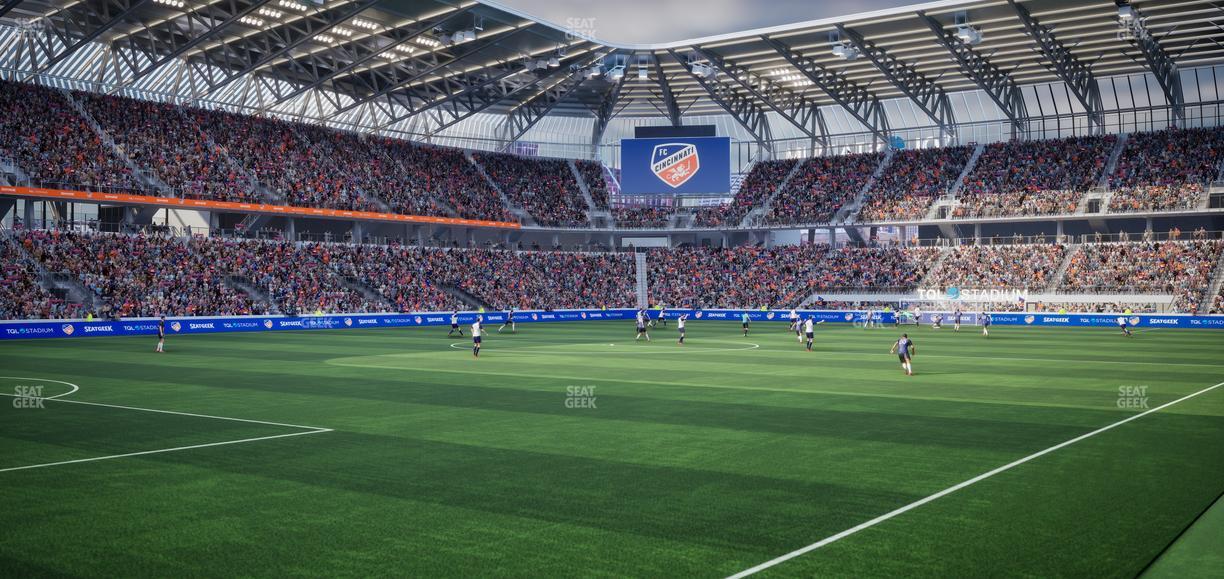 TQL Stadium - Section 103 Seat View