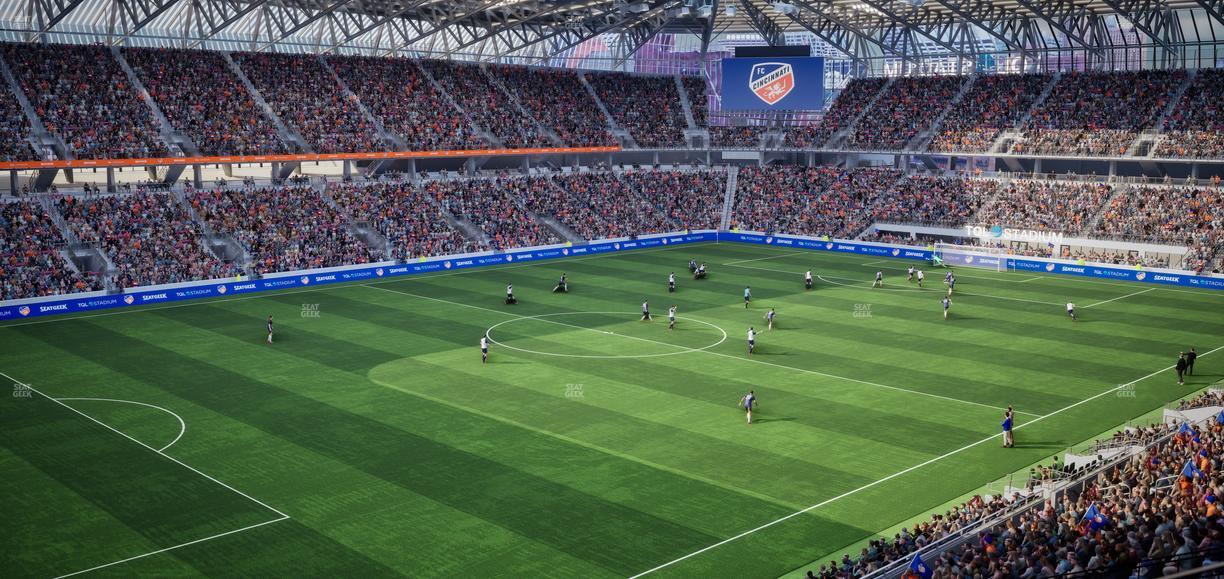 TQL Stadium - Section 103 Seat View