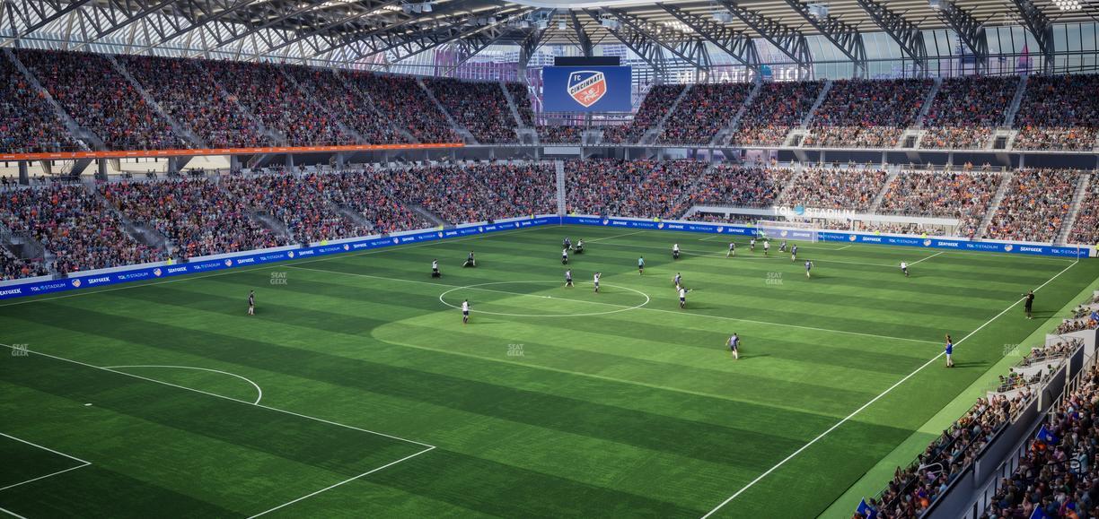 TQL Stadium - Section 104 Seat View