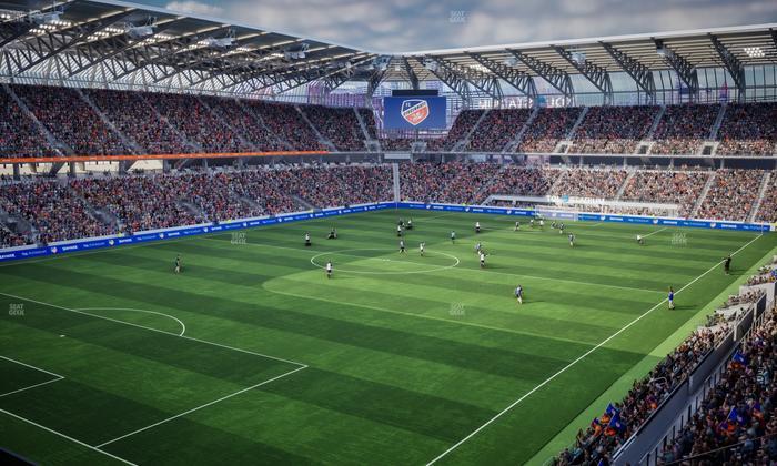 TQL Stadium - Section 104 Seat View