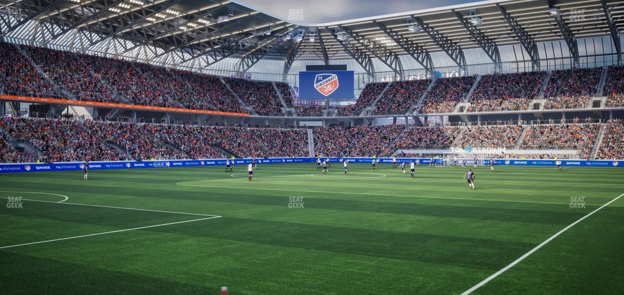 TQL Stadium - Section 104 Seat View