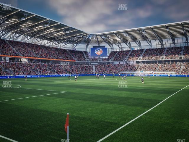 TQL Stadium - Section 104 Seat View