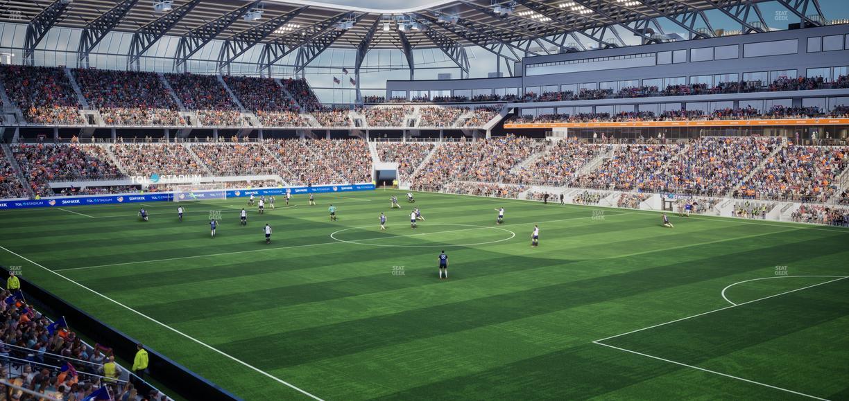 TQL Stadium - Section 112 Seat View