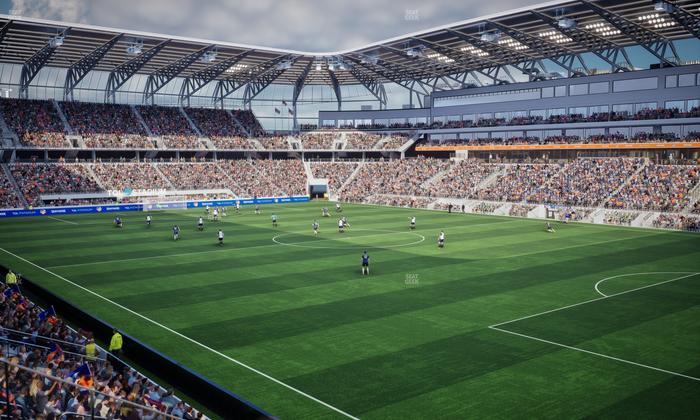 TQL Stadium - Section 112 Seat View