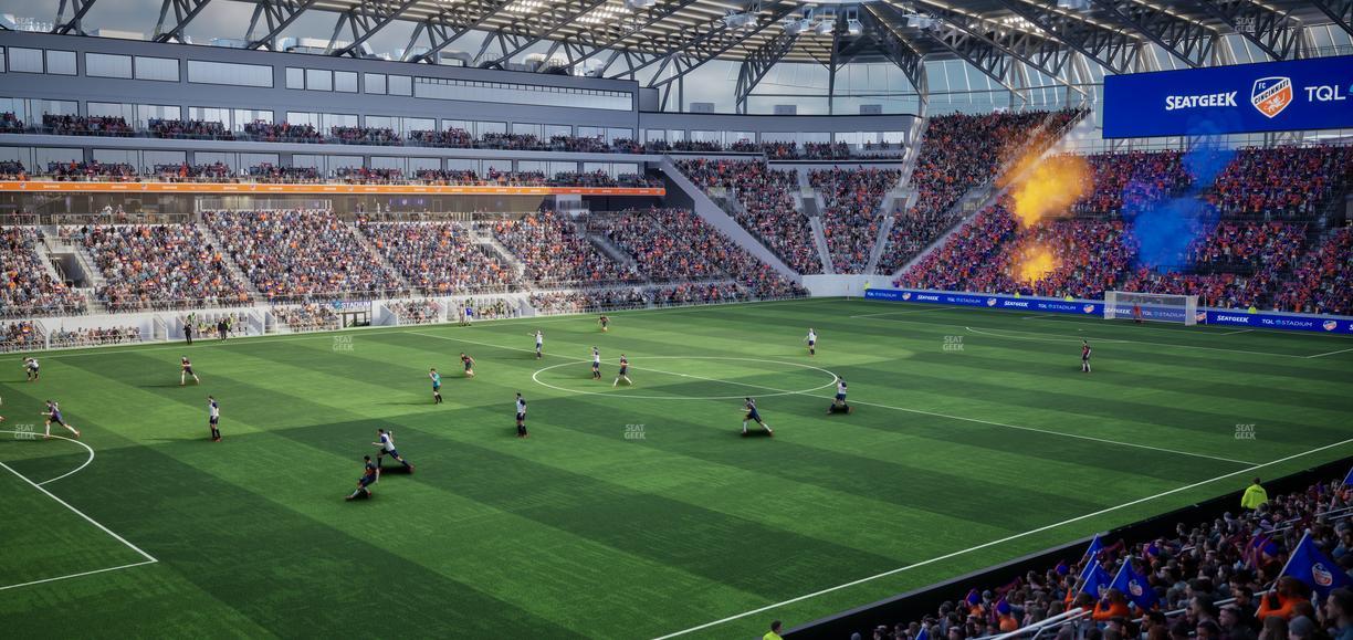 TQL Stadium - Section 123 Seat View