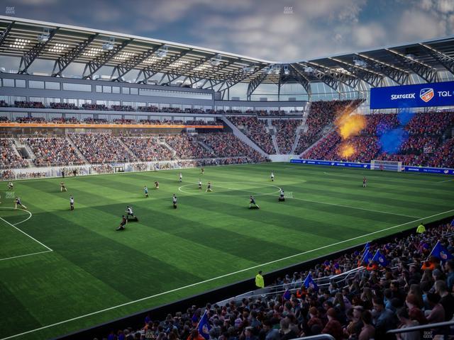 TQL Stadium - Section 123 Seat View