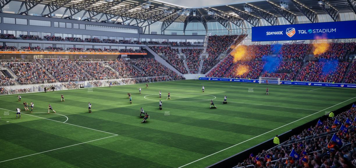 TQL Stadium - Section 124 Seat View