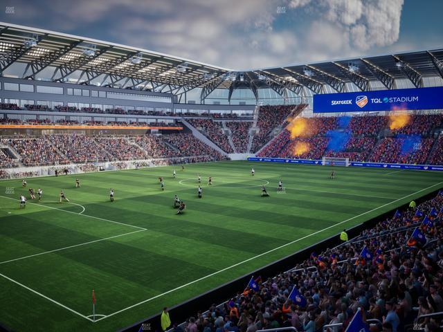 TQL Stadium - Section 124 Seat View