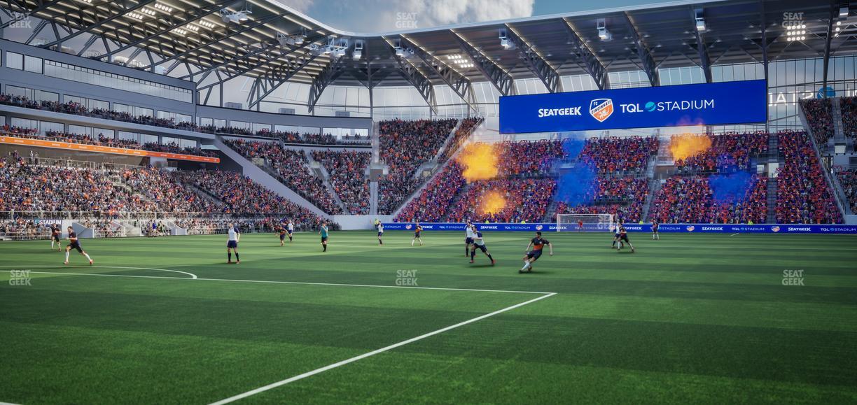 TQL Stadium - Section 126 Seat View