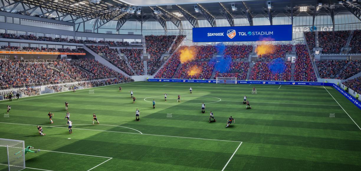 TQL Stadium - Section 126 Seat View