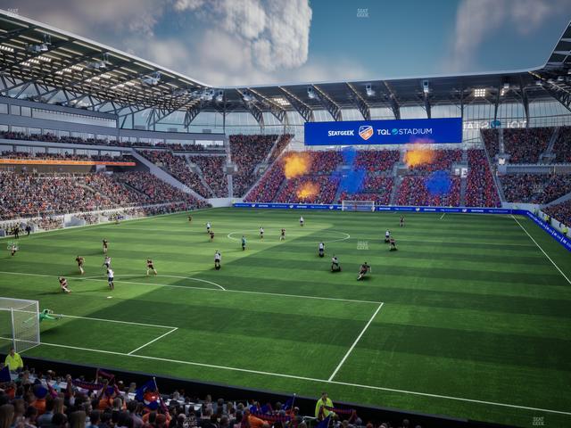 TQL Stadium - Section 126 Seat View