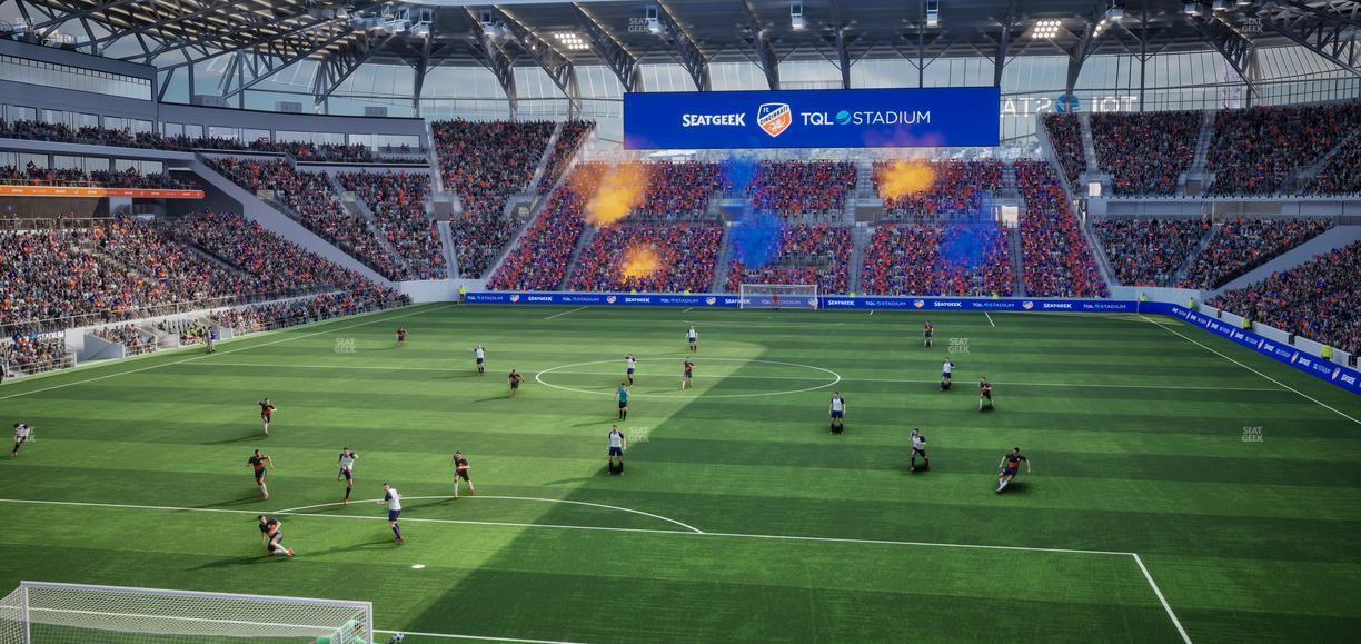 TQL Stadium - Section 127 Seat View