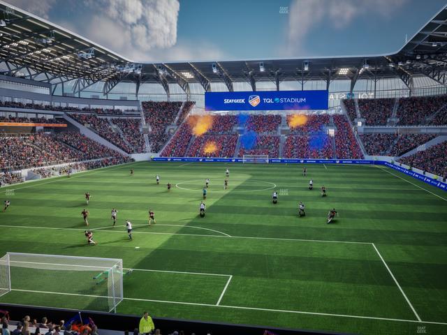 TQL Stadium - Section 127 Seat View