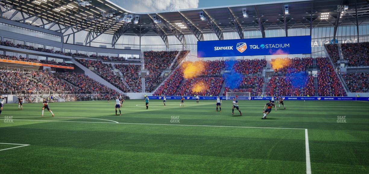 TQL Stadium - Section 127 Seat View