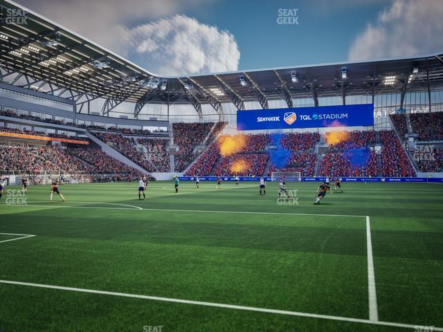 TQL Stadium - Section 127 Seat View