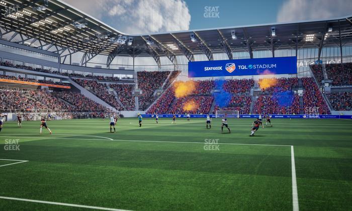 TQL Stadium - Section 127 Seat View