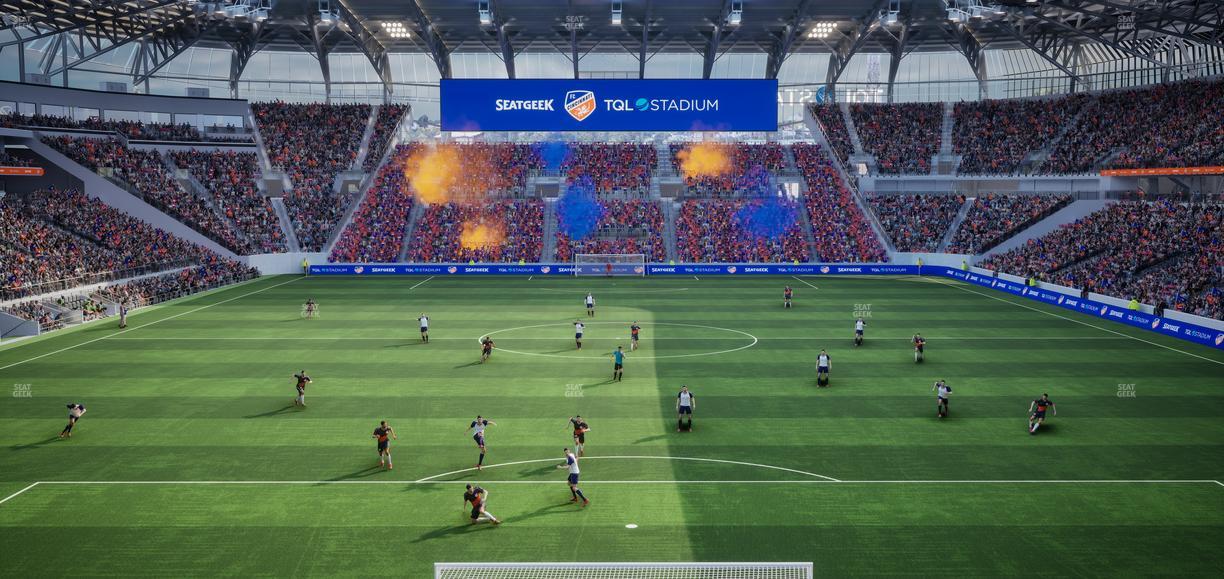 TQL Stadium - Section 128 Seat View
