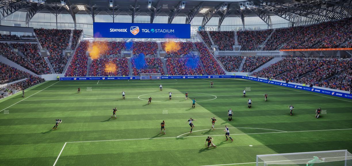 TQL Stadium - Section 129 Seat View