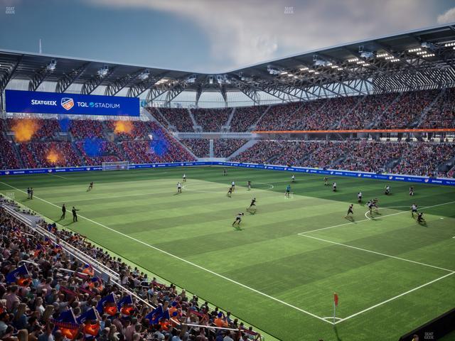 TQL Stadium - Section 132 Seat View