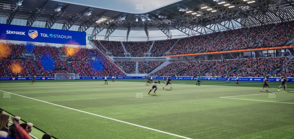 TQL Stadium - Section 133 Seat View