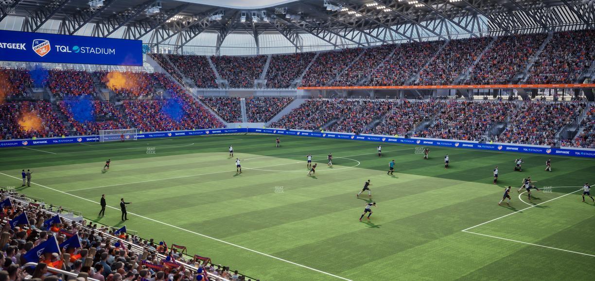 TQL Stadium - Section 133 Seat View