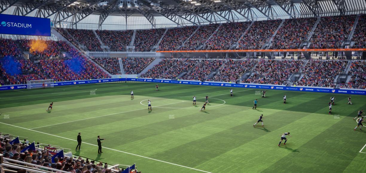 TQL Stadium - Section 134 Seat View