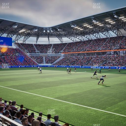 TQL Stadium - Section 134 Seat View