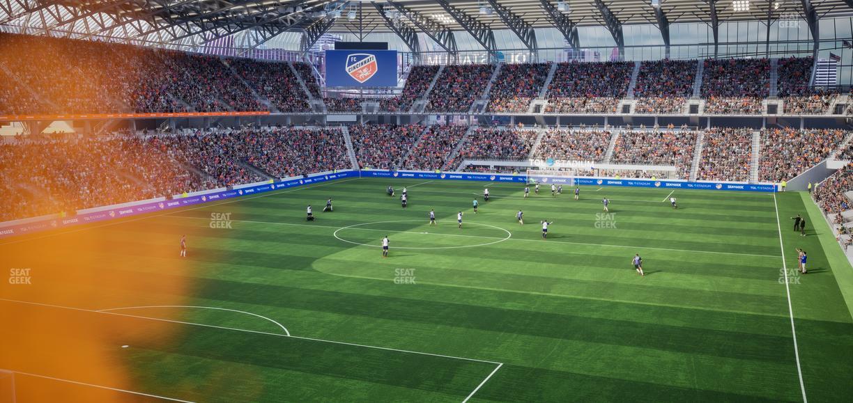 TQL Stadium - Section 206 Seat View