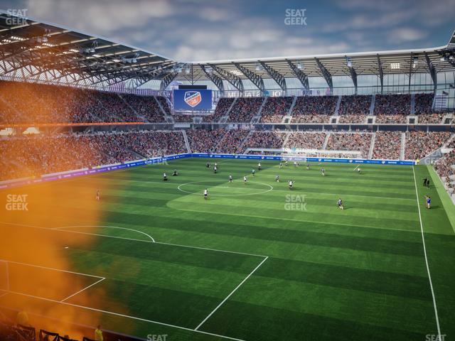 TQL Stadium - Section 206 Seat View