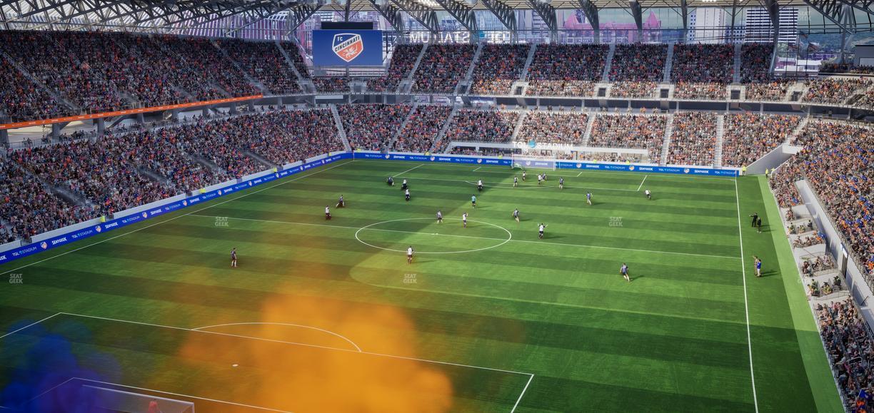 TQL Stadium - Section 206 Seat View