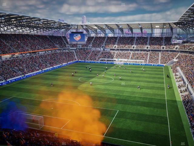 TQL Stadium - Section 206 Seat View