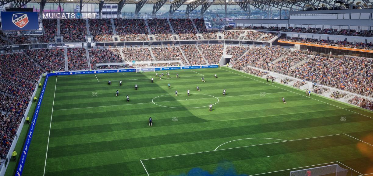 TQL Stadium - Section 210 Seat View
