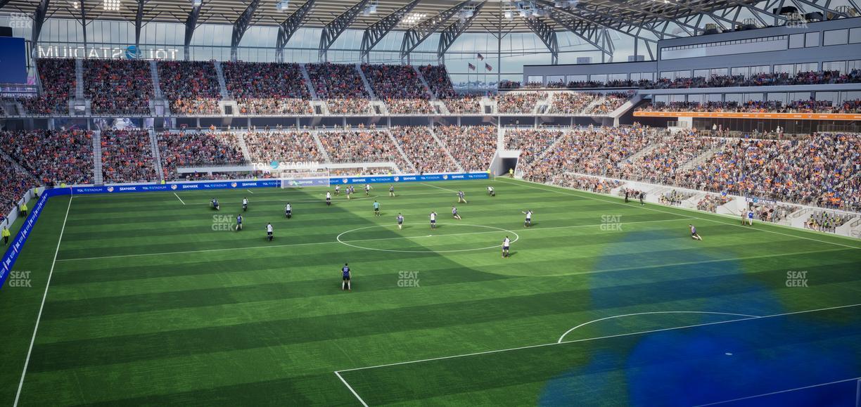 TQL Stadium - Section 210 Seat View