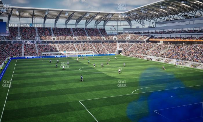 TQL Stadium - Section 210 Seat View