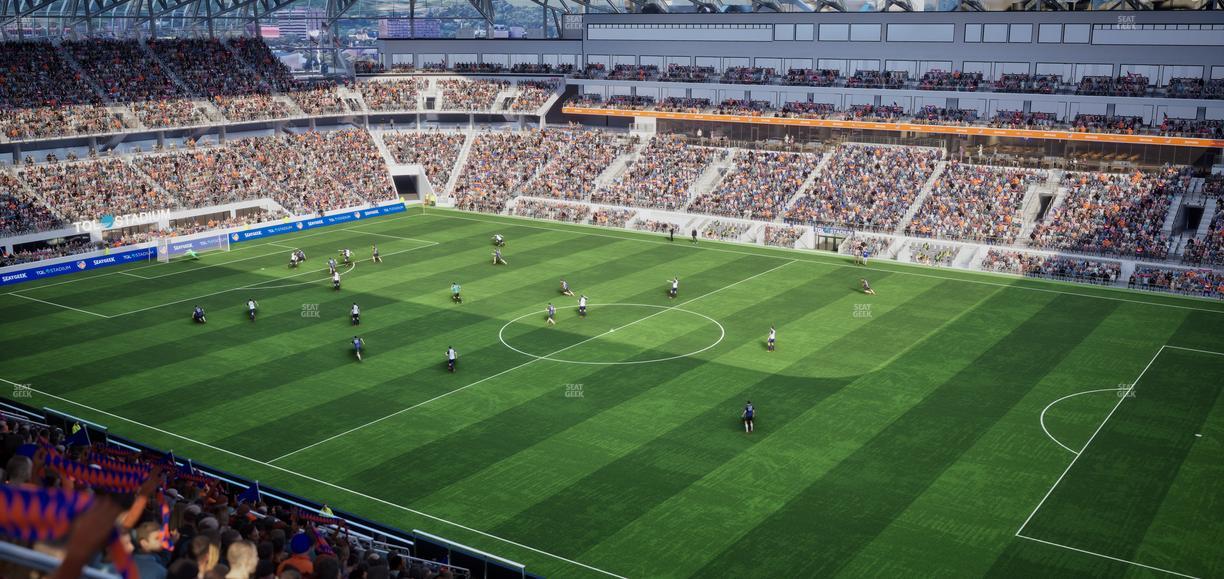 TQL Stadium - Section 214 Seat View