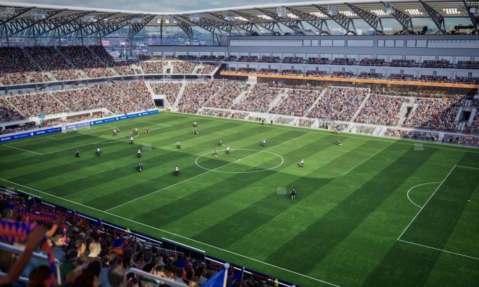 TQL Stadium - Section 214 Seat View