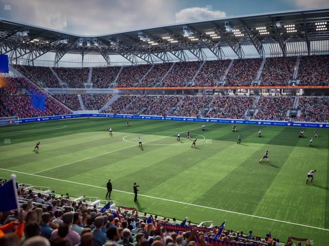 TQL Stadium - Section Cincinnatus West Club 2 Seat View