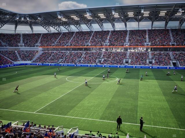 TQL Stadium - Section Cincinnatus West Club 3 Seat View