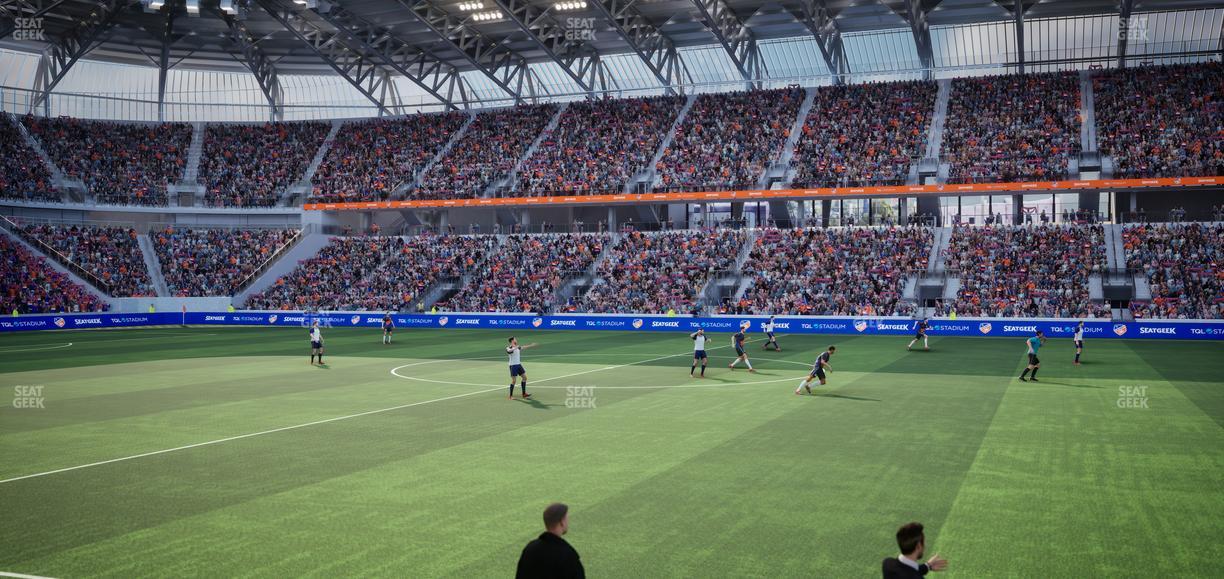 TQL Stadium - Section Cincinnatus West Club 3 Seat View