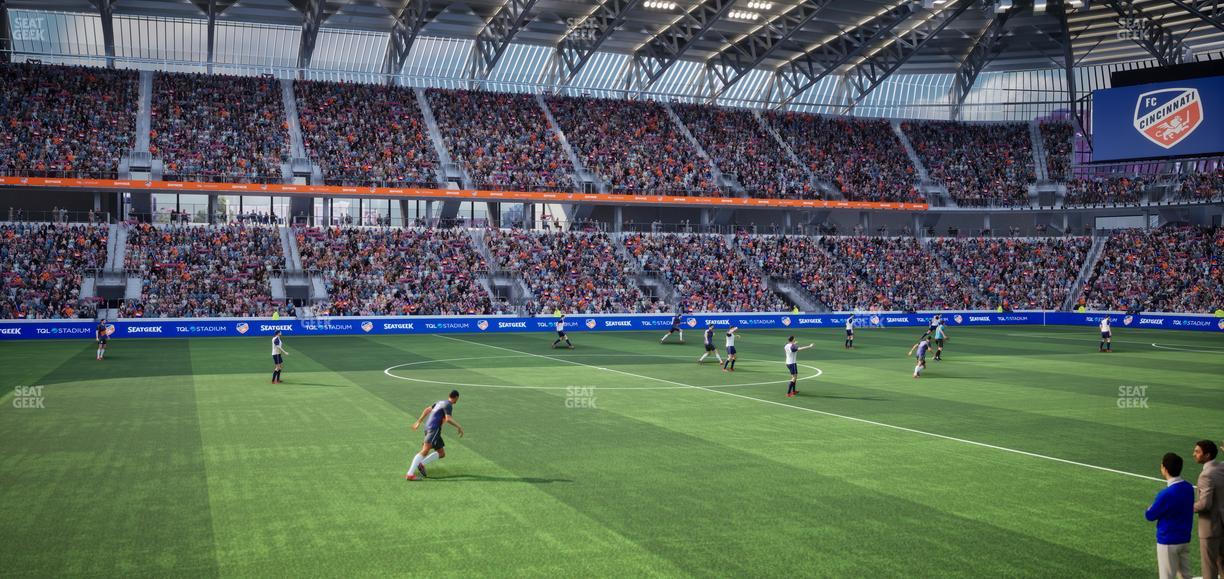 TQL Stadium - Section Cincinnatus West Club 7 Seat View