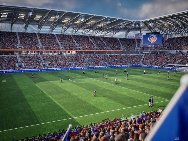 TQL Stadium - Section Cincinnatus West Club 8 Seat View