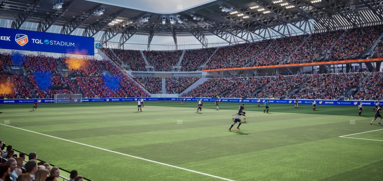 TQL Stadium - Section Field 1 Seat View