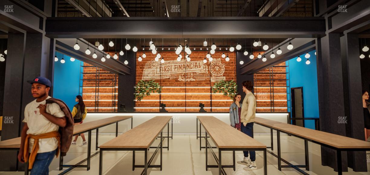 TQL Stadium - Section First Financial Club Seat View