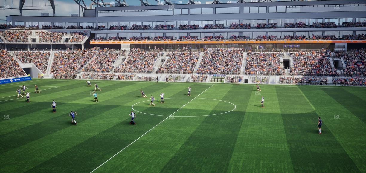 TQL Stadium - Section First Financial East Club 3 Seat View