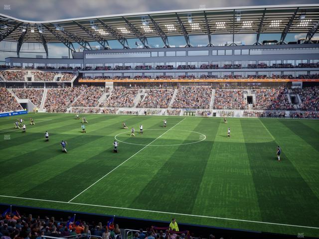 TQL Stadium - Section First Financial East Club 3 Seat View