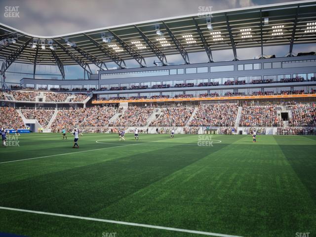 TQL Stadium - Section First Financial East Club 3 Seat View