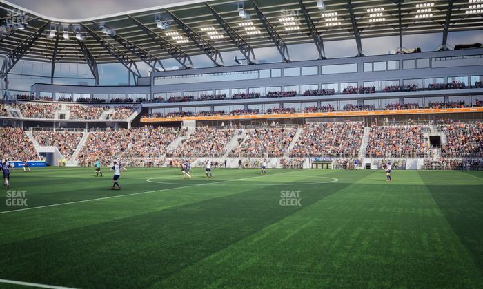 TQL Stadium - Section First Financial East Club 3 Seat View