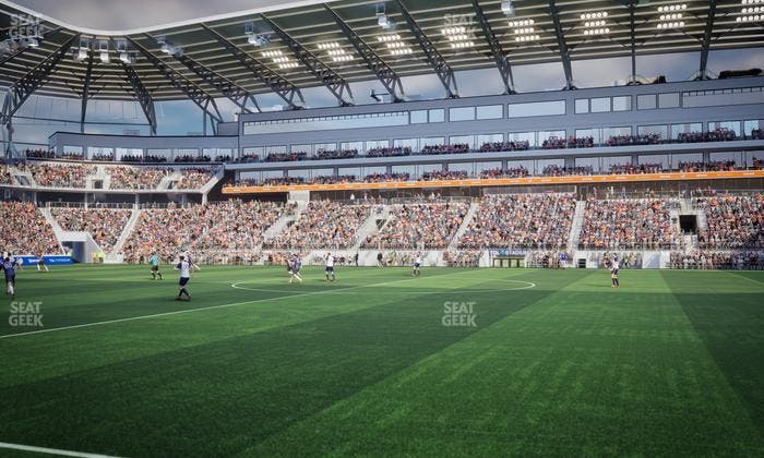 TQL Stadium - Section First Financial East Club 3 Seat View