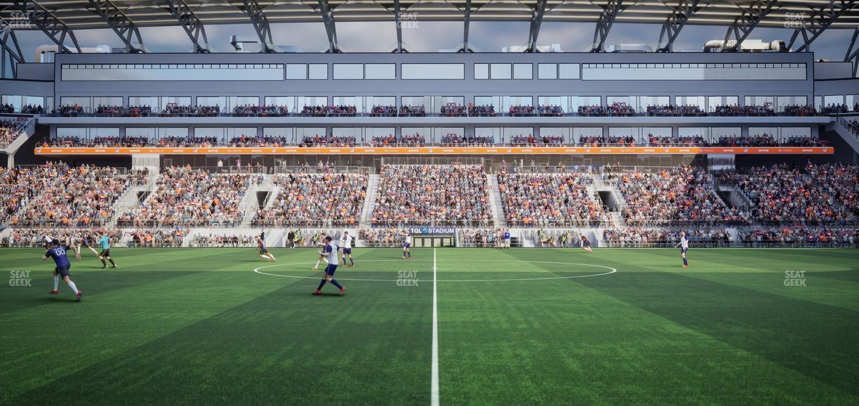 TQL Stadium - Section First Financial East Club 4 Seat View